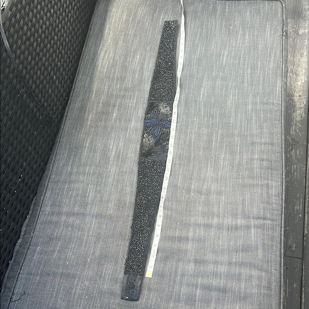 Black Beaded Belt